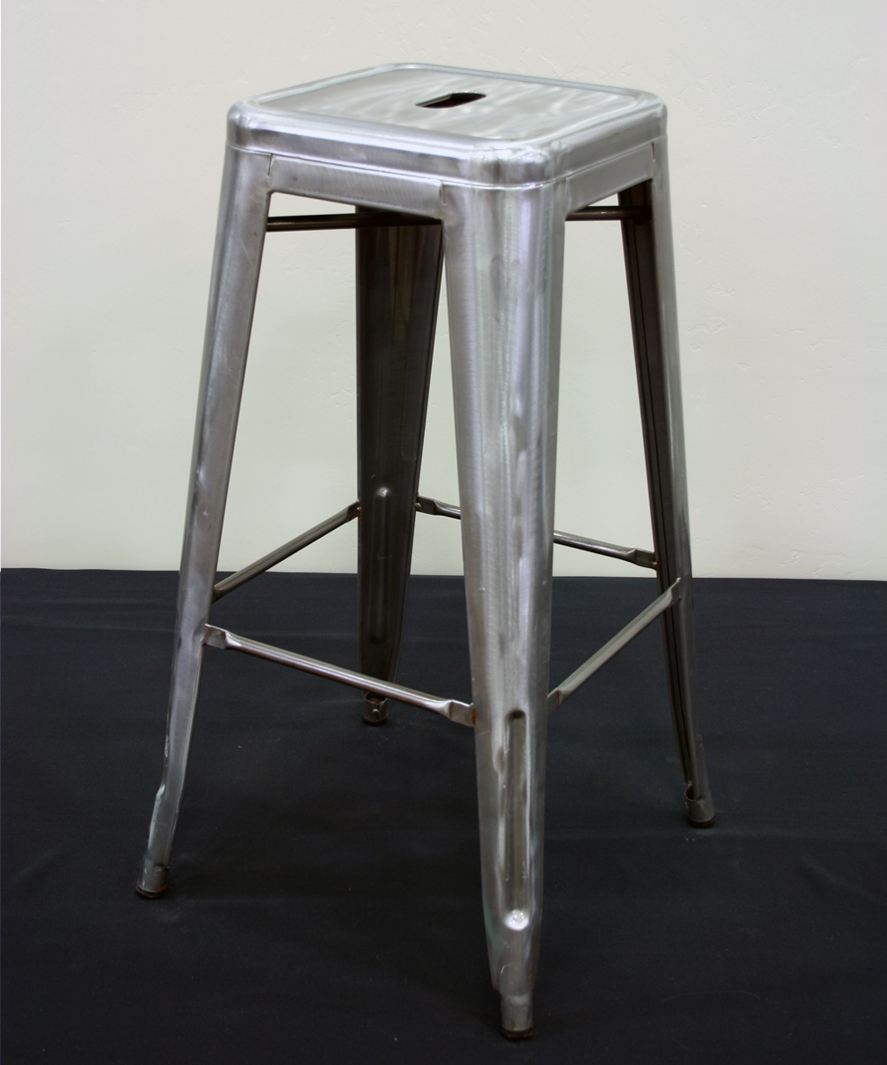 Barstool, School House Silver